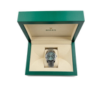 Datejust 41mm Steel White Gold Mint Green Dial Mens Watch 126334-0028