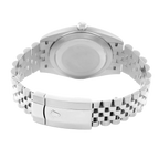 Datejust 41mm Steel White Gold Fluted Motif Dial Mens Watch 126334