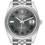 Datejust 41mm 126334 Wimbledon Stainless Steel Slate Dial Oyster