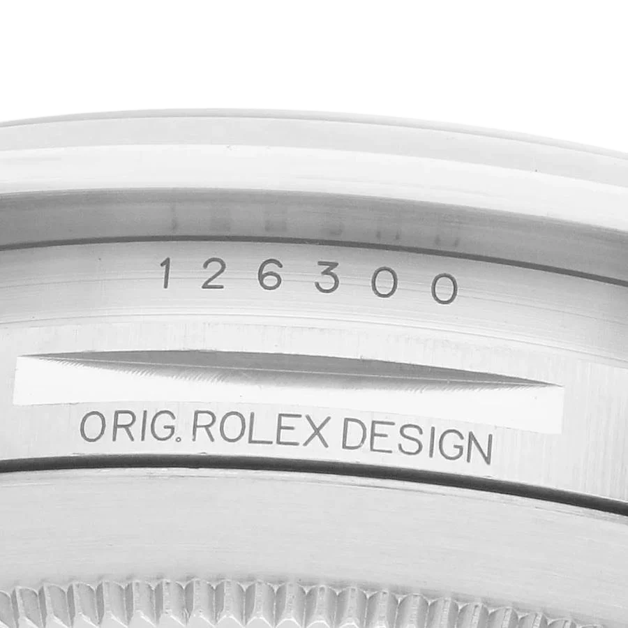 Datejust 41mm Wimbledon Dial Steel Mens Watch 126300