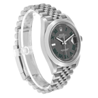 Datejust 41mm Wimbledon Dial Steel Mens Watch 126300