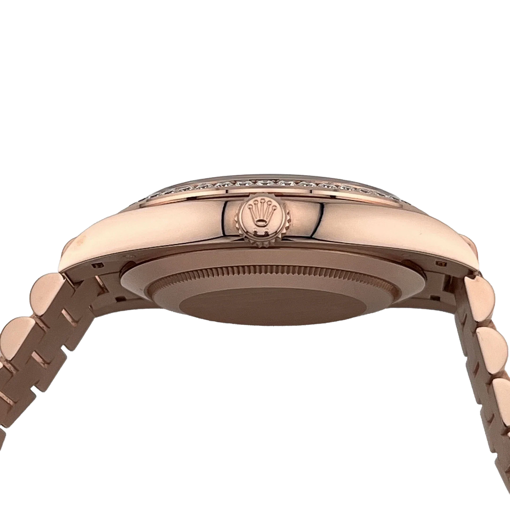 Day-Date 40 228345RBR Rose Gold Diamond Dial Diamond Bezel New 228345rbr-0002