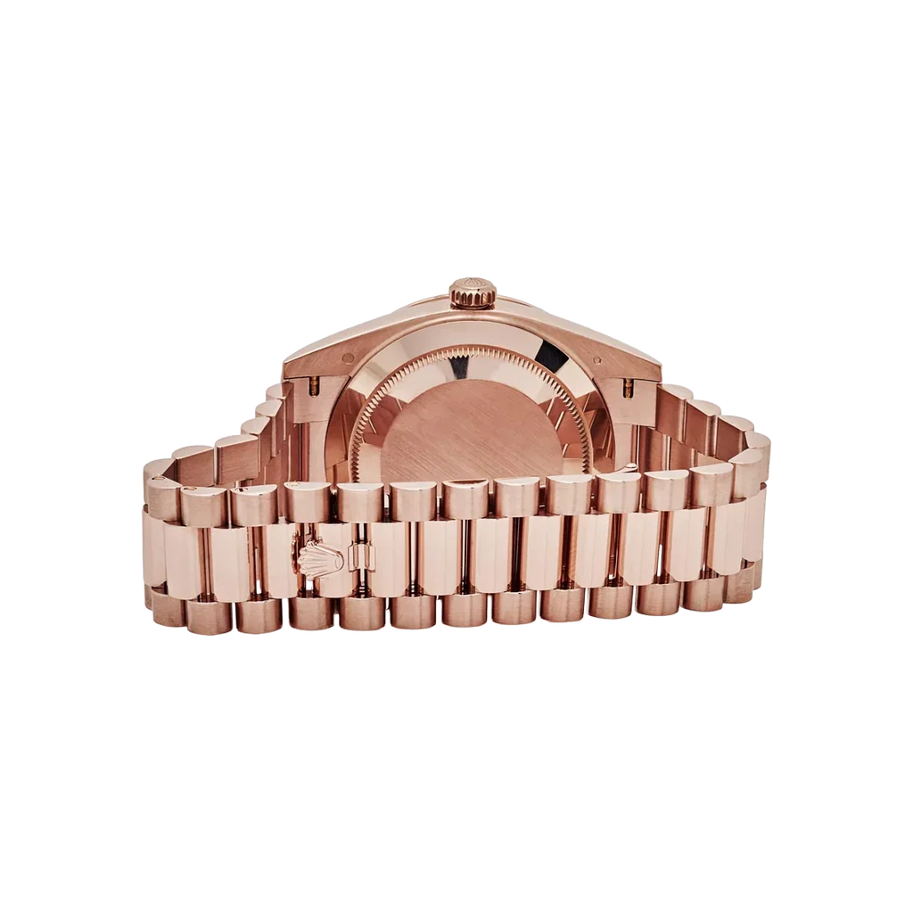 Day-Date 40 228345RBR Rose Gold Eisenkiesel Diamond Dial Diamond Bezel