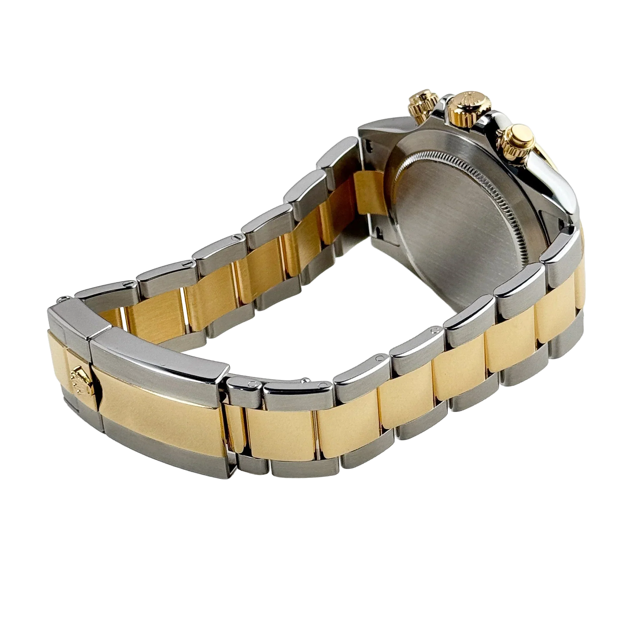 Daytona 40mm Yellow Gold Stainless Steel Black Dial 116503