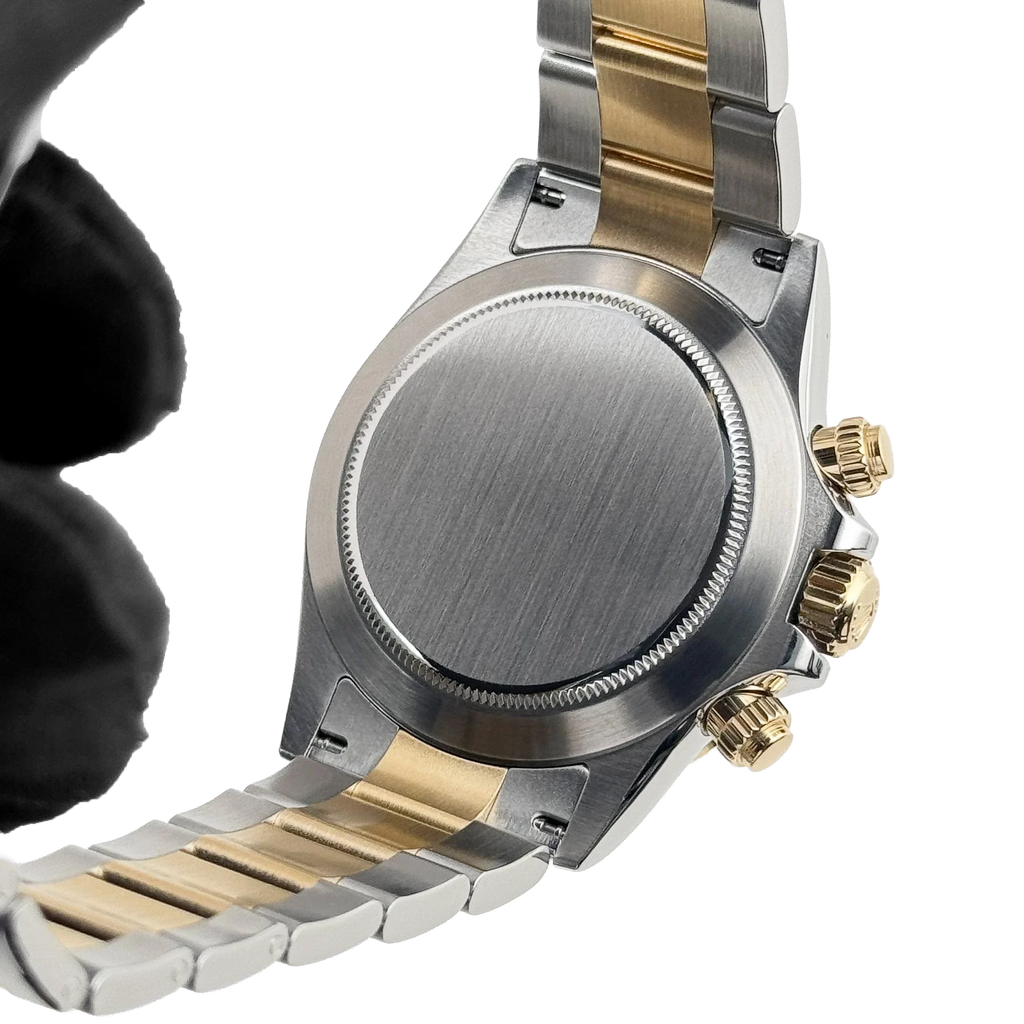 Daytona 40mm Yellow Gold Stainless Steel Black Dial 116503