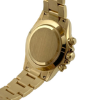 Daytona 40mm Yellow Gold John Mayer Green Dial Mens Watch 116508