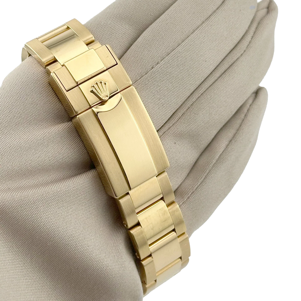 Daytona 40mm Yellow Gold John Mayer Green Dial Mens Watch 116508