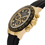 Daytona 40mm Yellow Gold Black Diamond Dial 116518LN