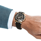 Daytona 40mm Yellow Gold Black Diamond Dial 116518LN