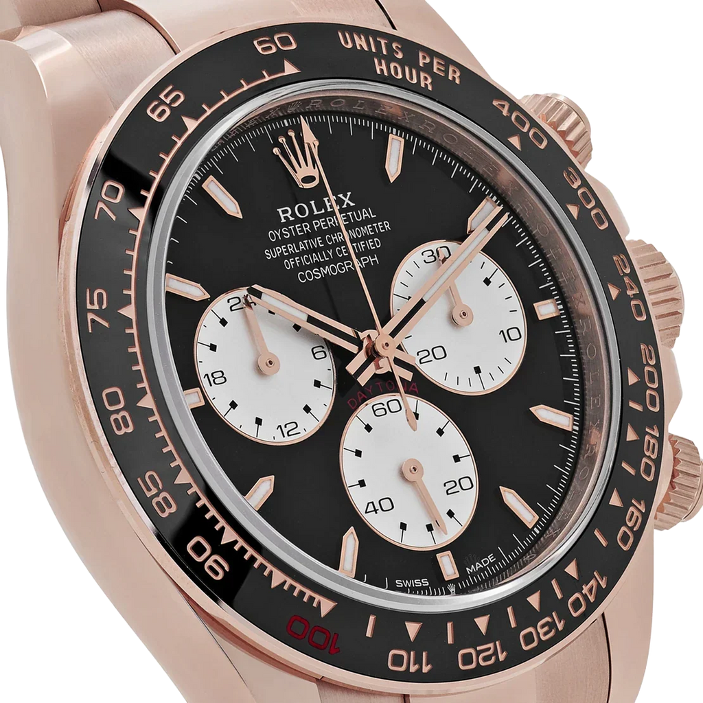 Daytona 40mm Le Mans Rose Gold Bright Black Dial (2025) 126525LN