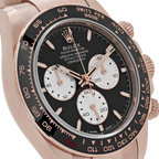 Daytona 40mm Le Mans Rose Gold Bright Black Dial (2025) 126525LN