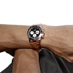 Daytona 40mm Le Mans Rose Gold Bright Black Dial (2025) 126525LN