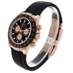 Daytona 40mm Rose Gold Oysterflex Mens Watch 116515LN
