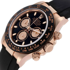 Daytona 40mm Rose Gold Oysterflex Mens Watch 116515LN