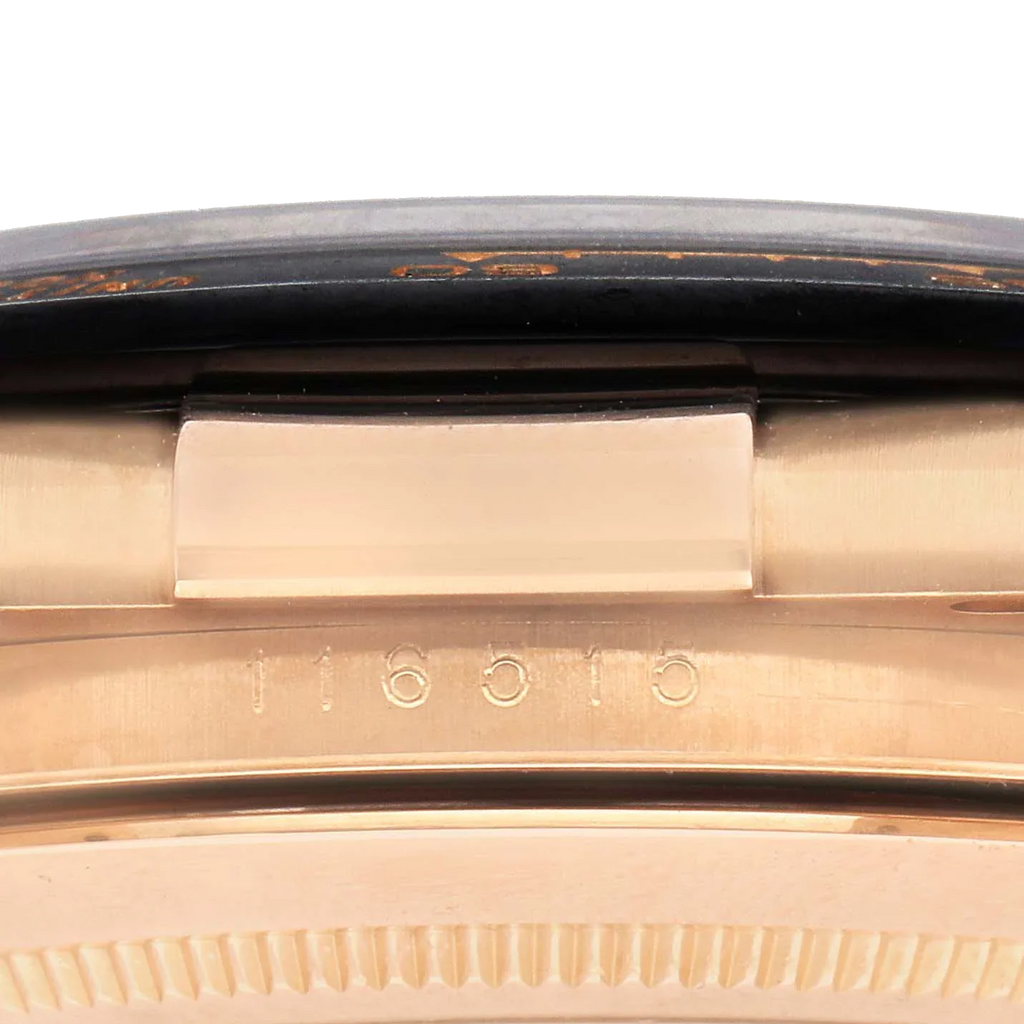 Daytona 40mm Rose Gold Chocolate Dial Mens Watch 116515