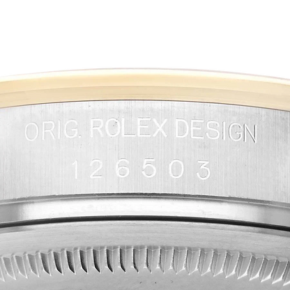Daytona Steel Yellow Gold Champagne Dial Mens Watch 126503