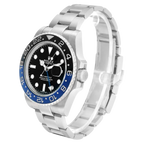 GMT Master II 40mm Steel Black Blue Batman Bezel Mens Watch 116710