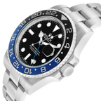GMT Master II 40mm Steel Black Blue Batman Bezel Mens Watch 116710
