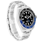 GMT Master II 40mm Steel Black Blue Batman Bezel Mens Watch 116710