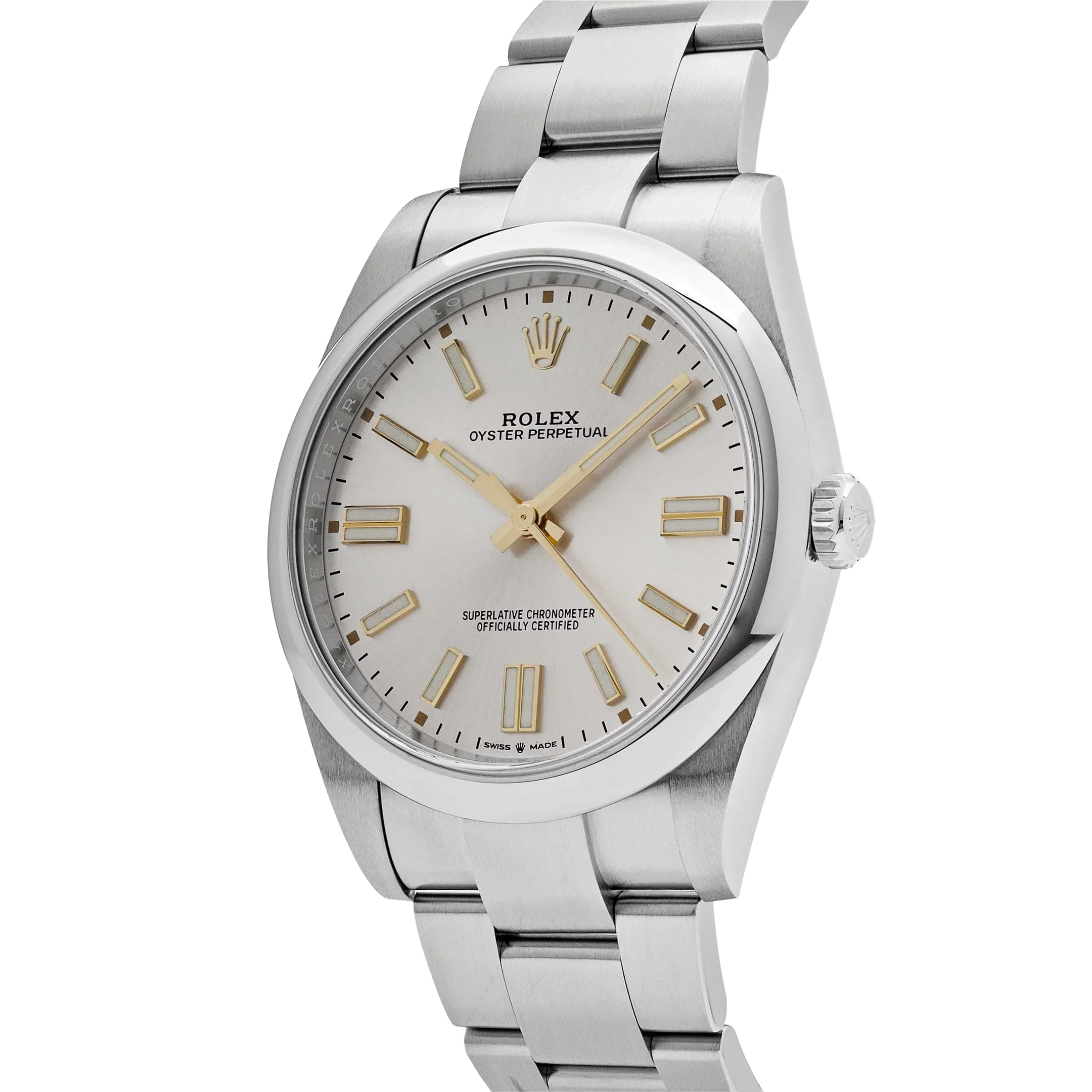 Oyster Perpetual 41mm Stainless Steel Silver Dial Men Watch 134300-0001 New 2025