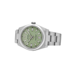 Oyster Perpetual 41mm Stainless Steel Pistachio Dial Men Watch 134300-0006 New 2025