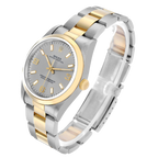 Oyster Perpetual 34mm Steel Yellow Gold Slate Dial Mens Watch 14203