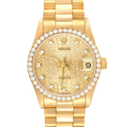 Lady-Datejust 31mm Midsize Yellow Gold Diamond Watch 68288