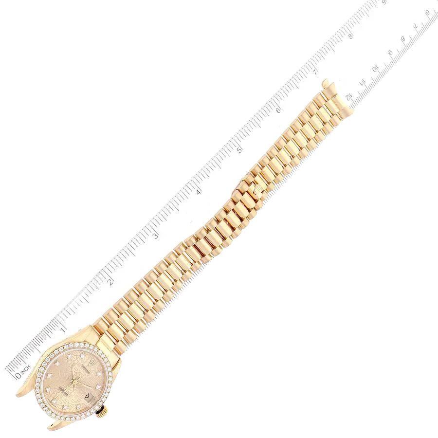 Lady-Datejust 31mm Midsize Yellow Gold Diamond Watch 68288