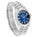 President Day-Date 36mm White Gold Ombre Diamond Dial Mens Watch 128239