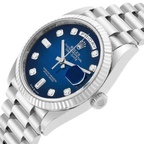 President Day-Date 36mm White Gold Ombre Diamond Dial Mens Watch 128239