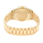 President Day-Date 36mm Yellow Gold Diamond Bezel Mens Watch 118348