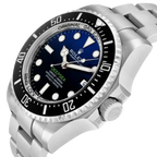 Seadweller Deepsea 44mm Cameron D-Blue Dial Steel Mens Watch 136660