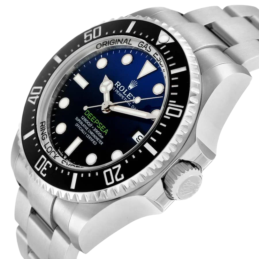 Seadweller Deepsea 44mm Cameron D-Blue Dial Steel Mens Watch 136660