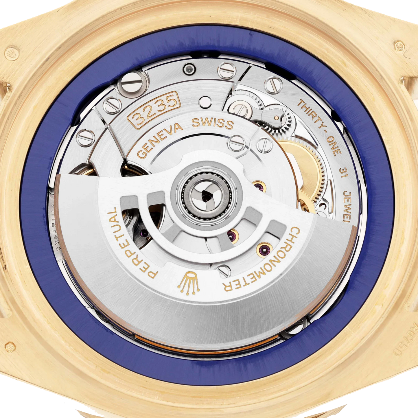 Seadweller Deepsea 44mm Yellow Gold Blue Dial Mens Watch 136668
