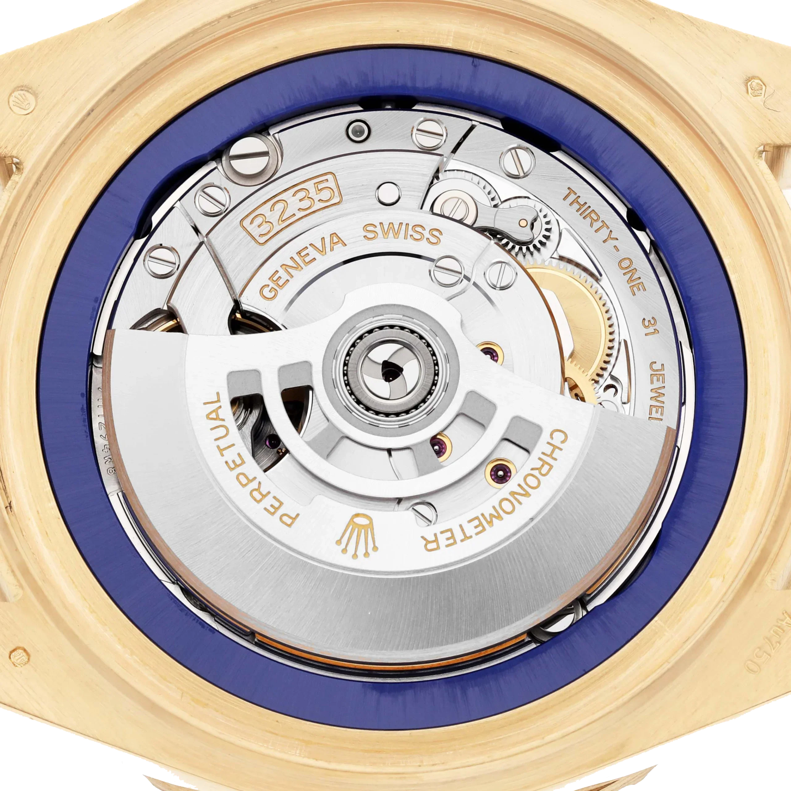 Seadweller Deepsea 44mm Yellow Gold Blue Dial Mens Watch 136668