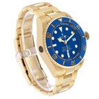 Seadweller Deepsea 44mm Yellow Gold Blue Dial Mens Watch 136668