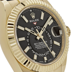 Sky-Dweller 42mm Yellow Gold Bright Black Dial 336238
