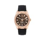 Sky-Dweller 42mm Rose Gold Chocolate Brown Dial Mens Watch 326235