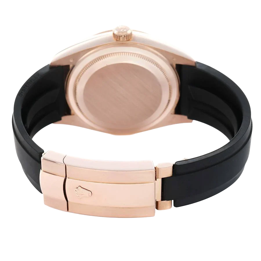 Sky-Dweller 42mm Rose Gold Chocolate Brown Dial Mens Watch 326235