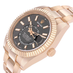 Sky-Dweller 42mm Rose Gold Slate Dial Mens Watch 326935