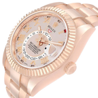 Sky-Dweller 42mm  Rose Gold Sundust Dial Mens Watch 326935