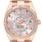 Sky-Dweller 42mm  Rose Gold Sundust Dial Mens Watch 326935