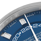 Sky-Dweller 42mm Steel White Gold Blue Dial Mens Watch 326934
