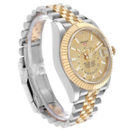 Sky Dweller 42mm Steel Yellow Gold Dial Mens Watch 326933