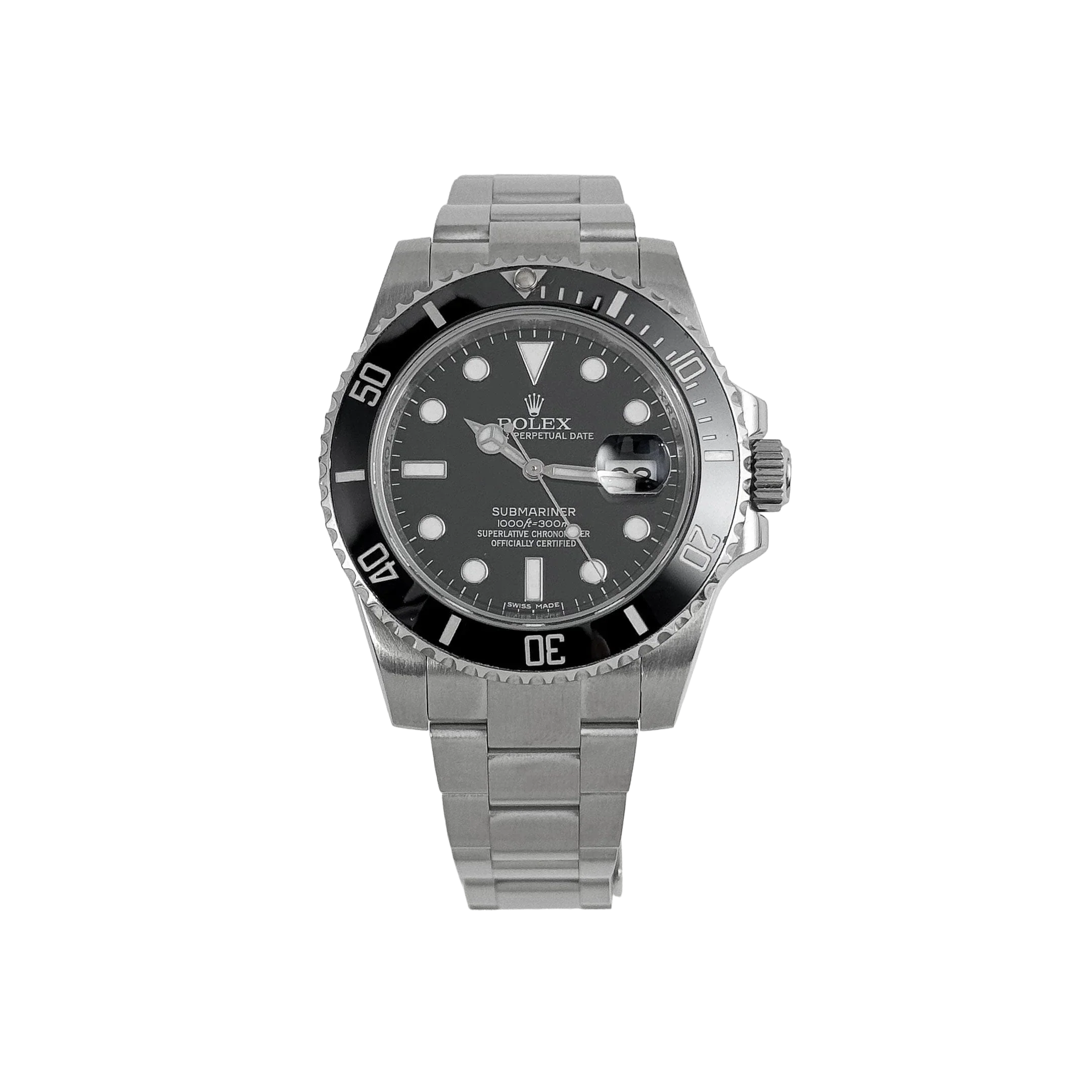 Submariner Date 40mm Stainless Steel Black Dial 116610LN