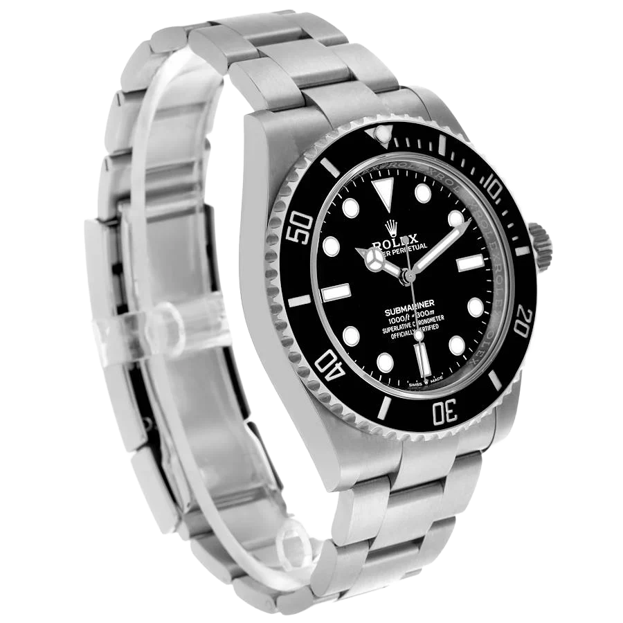 Submariner Non-Date Ceramic Bezel Steel 41mm Mens Watch 124060