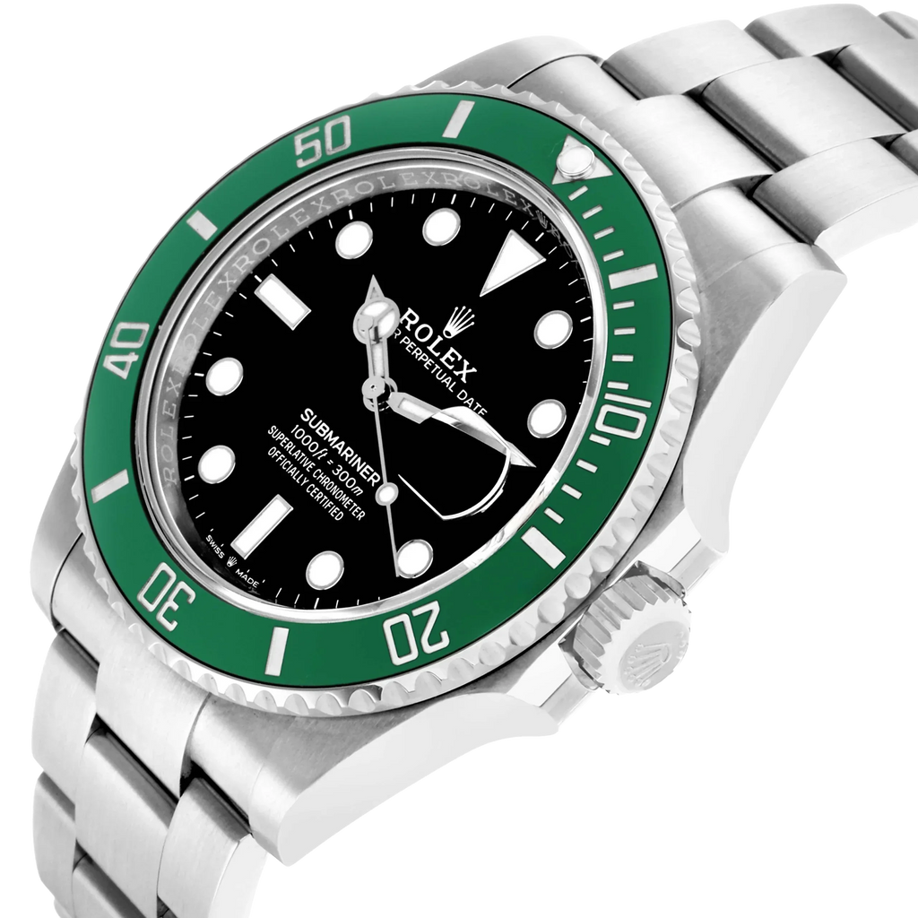 Submariner 41mm Starbucks Steel Green Bezel Mens Watch 126610LV