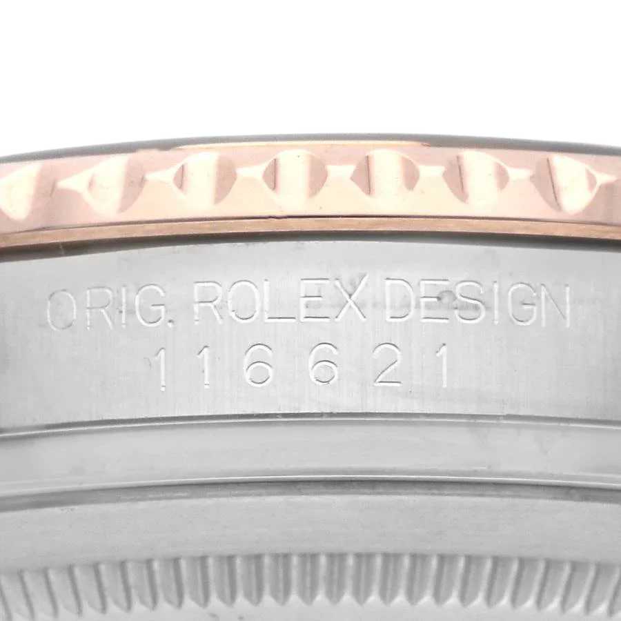 Yachtmaster 40 Rose Gold Steel Brown Dial Mens Watch 116621