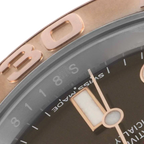 Yachtmaster 40 Rose Gold Steel Brown Dial Mens Watch 116621
