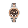 Yachtmaster 40 Rose Gold Steel Brown Dial Mens Watch 116621